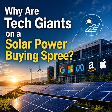 Prečo sú tech giganti na nákupe solárnej energie?